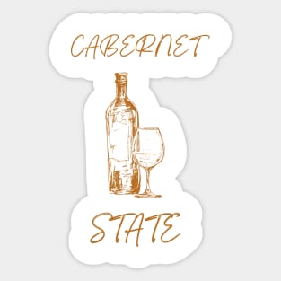 Cabernet State Sticker